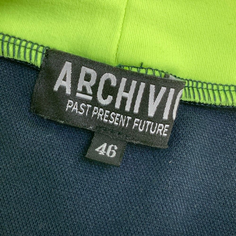 サイズ：46 ARCHIVIO アルチビオ 2023年モデル 起毛 ハイネック 長袖Tシャツ  ネイビー系 [240101420225] ゴルフウェア メンズ ストスト サイズ：46 ARCHIVIO アルチビオ 2023年モデル 起毛 ハイネック