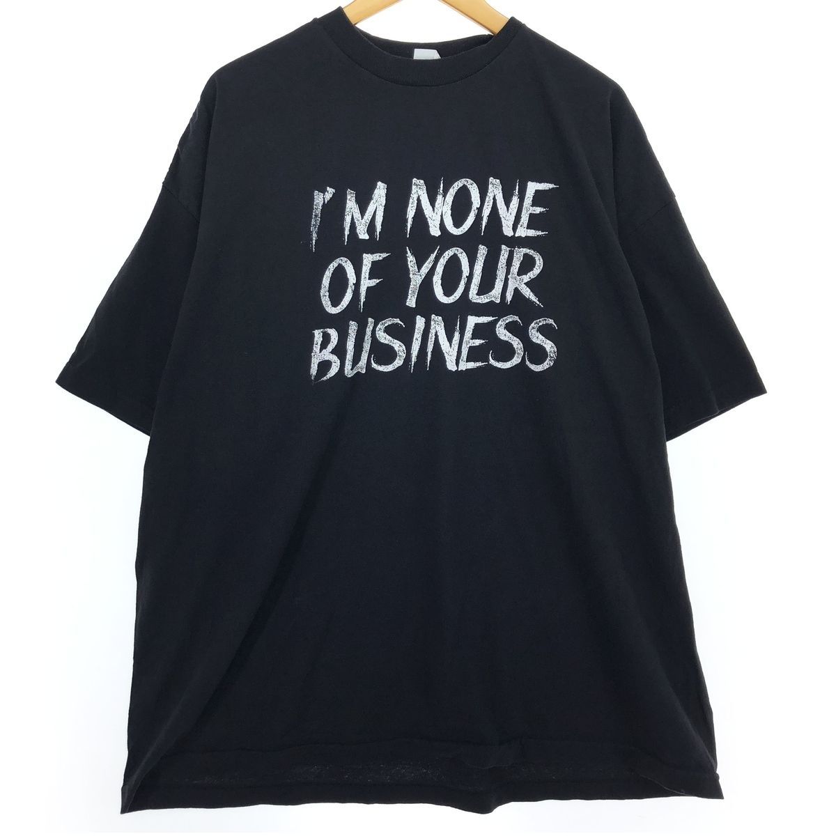 古着 ビッグサイズ 00年代 ALSTYLE メッセージプリントTシャツ メンズXXXL/eaa430598