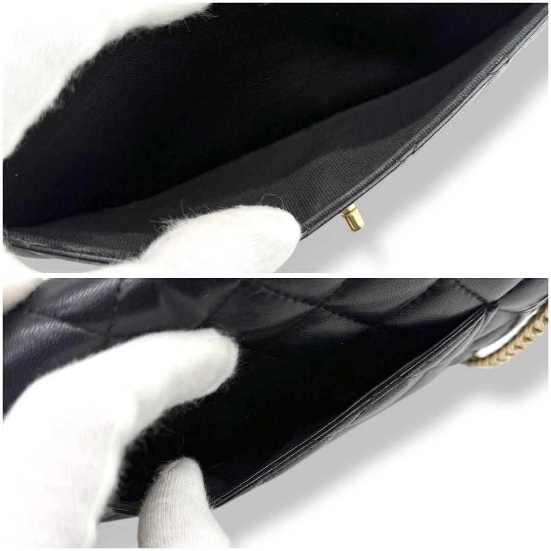 ランダムシリアル シャネル チェーンウォレット マトラッセ ターン