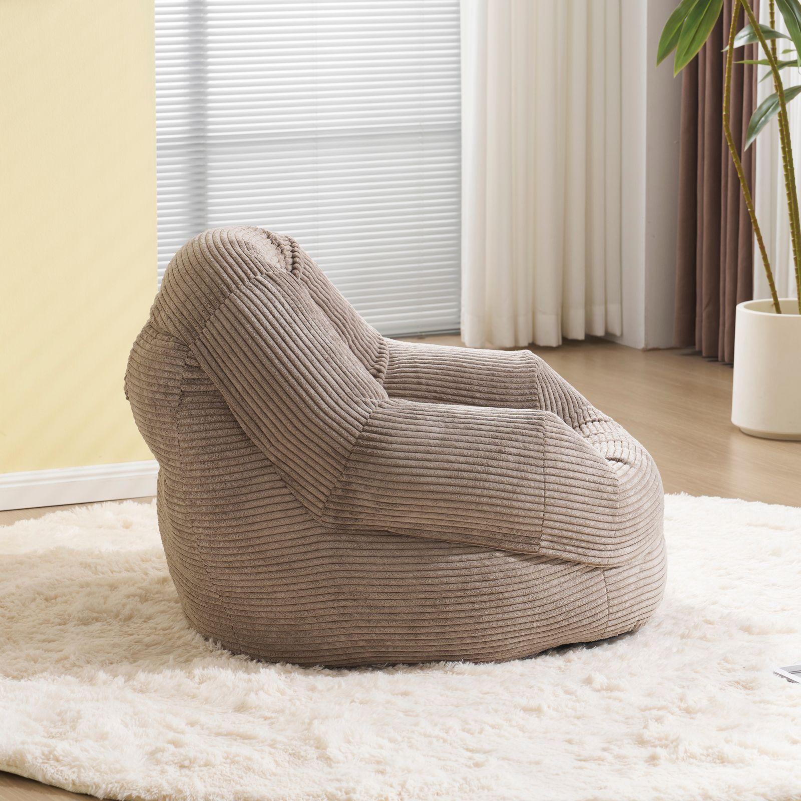 全新品 【単品】クッションソファー ソファー 座椅子 圧縮梱包 1人掛け 