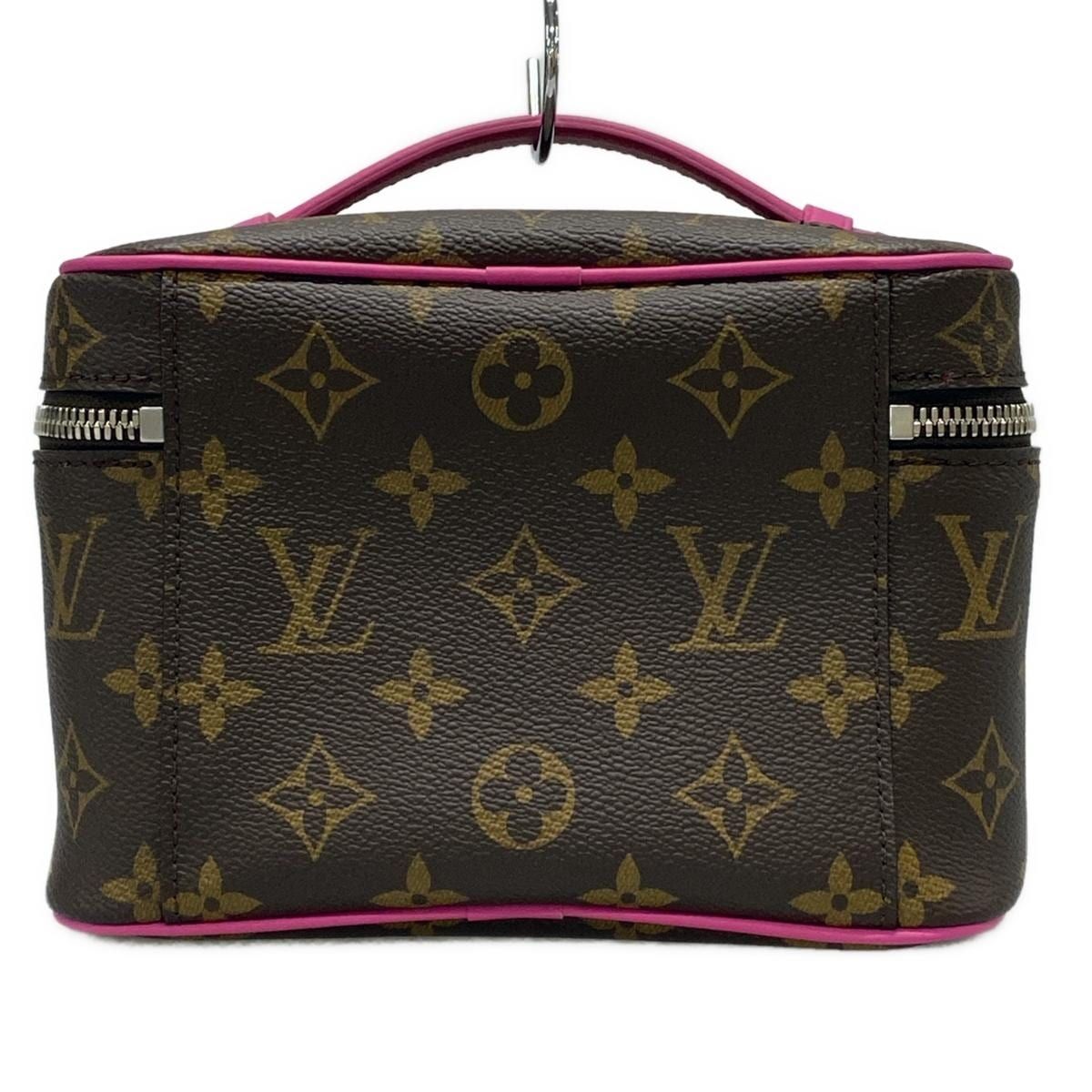 LOUIS VUITTON(ルイヴィトン) バニティバッグ モノグラムマカサー美品 ニースミニ M46767 フューシャ - メルカリ