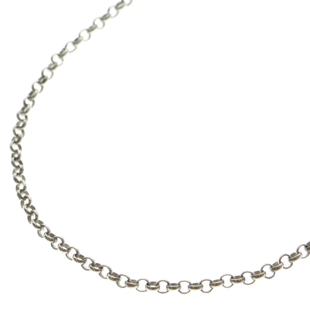 Chrome Hearts シルバー　ロール　チェーン　ネックレス　18inch クロムハーツネックレスロールチェーン18インチ（約45.7cm