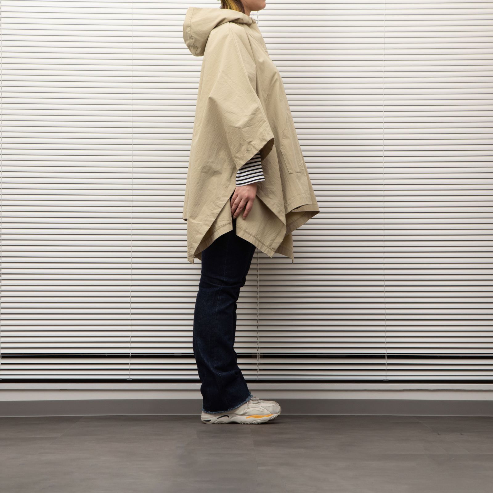 MEYAME メヤメ LIKE A PONCHO BEIGE ライク ア ポンチョ コート 新品