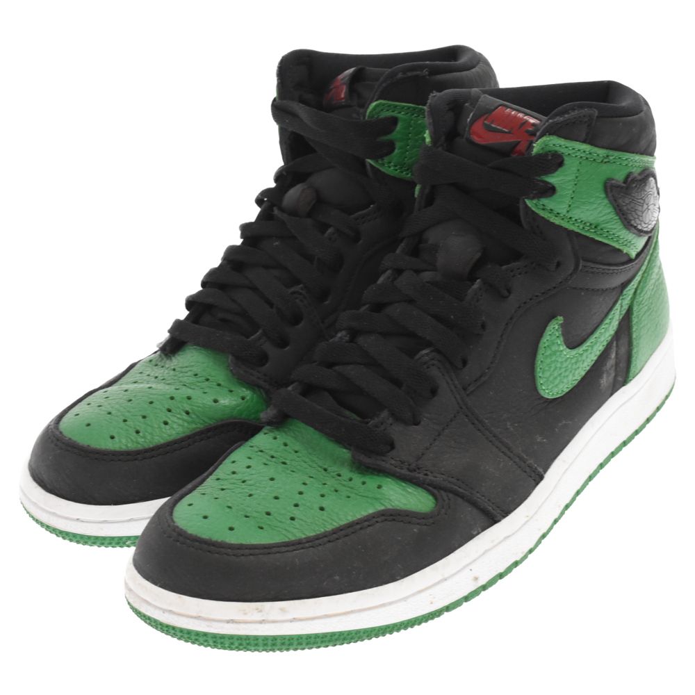 NIKE (ナイキ) AIR JORDAN 1 RETRO HIGH OG PINE GREEN エアジョーダン1 レトロ ハイ パイン グリーン  ハイカットスニーカーシューズ グリーン US8.5/26.5cm 555088-030 - メルカリ