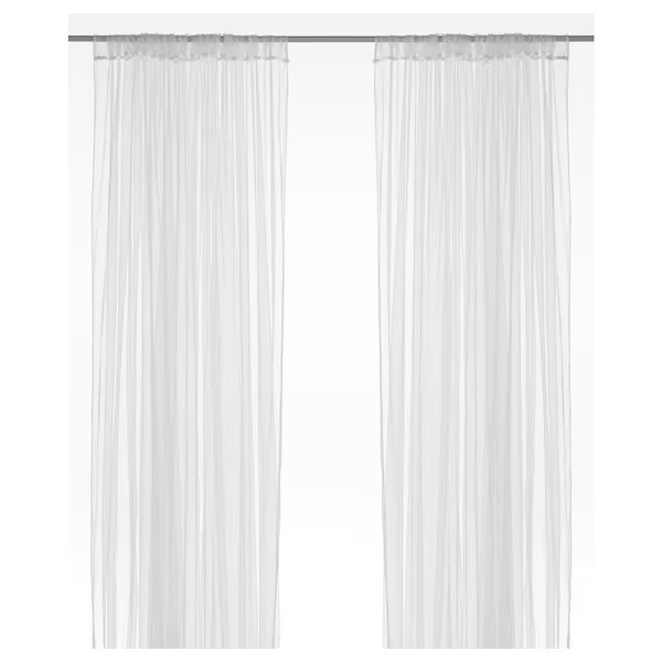 【未使用】【IKEA】LILL（リル）レースカーテン 20点 新品未使用】IKEA LILL リル レースカーテン1組 280x250cm