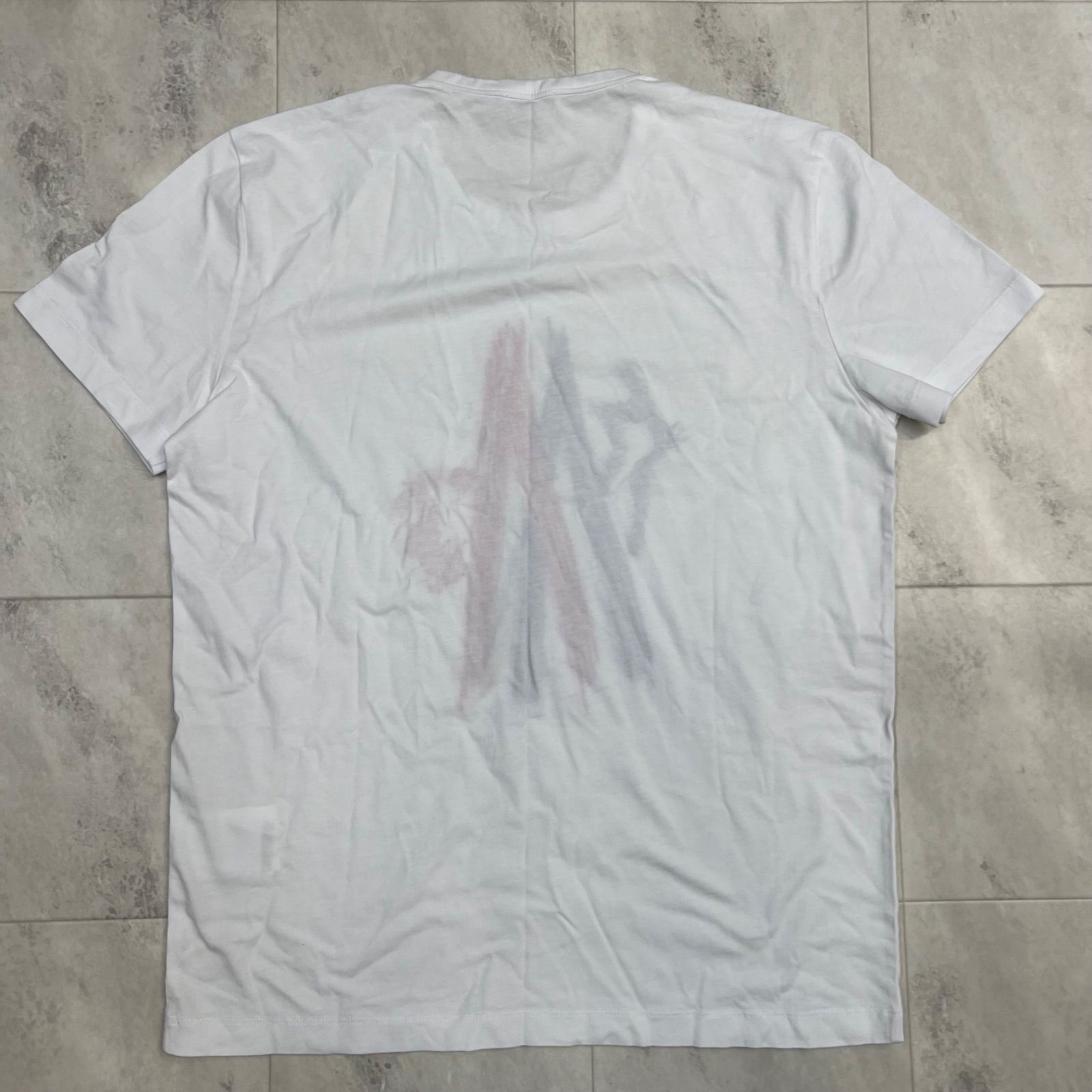 極美品】MONCLER モンクレール Tシャツ ロゴ刺繍 ホワイト