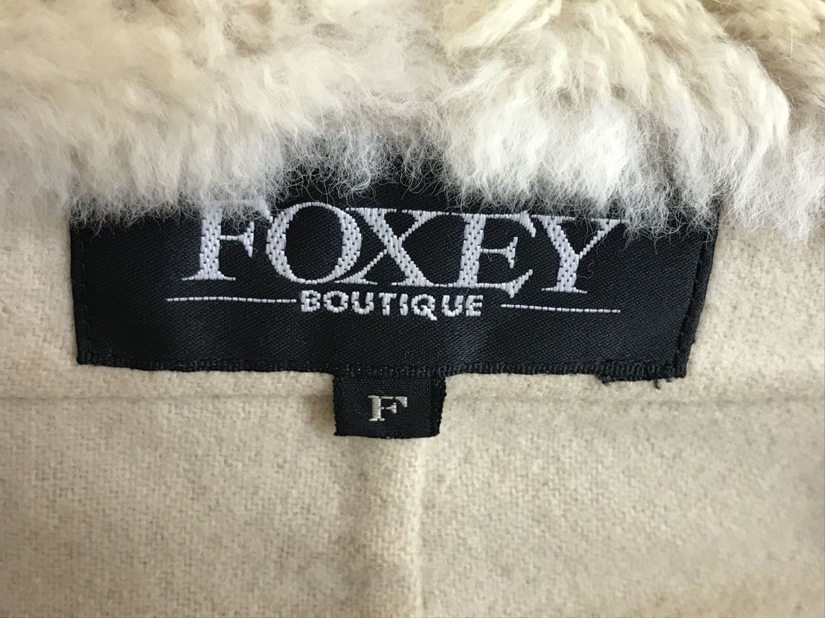 FOXEY フォクシー カシミヤ ファーコート 毛皮コート ダブルコート