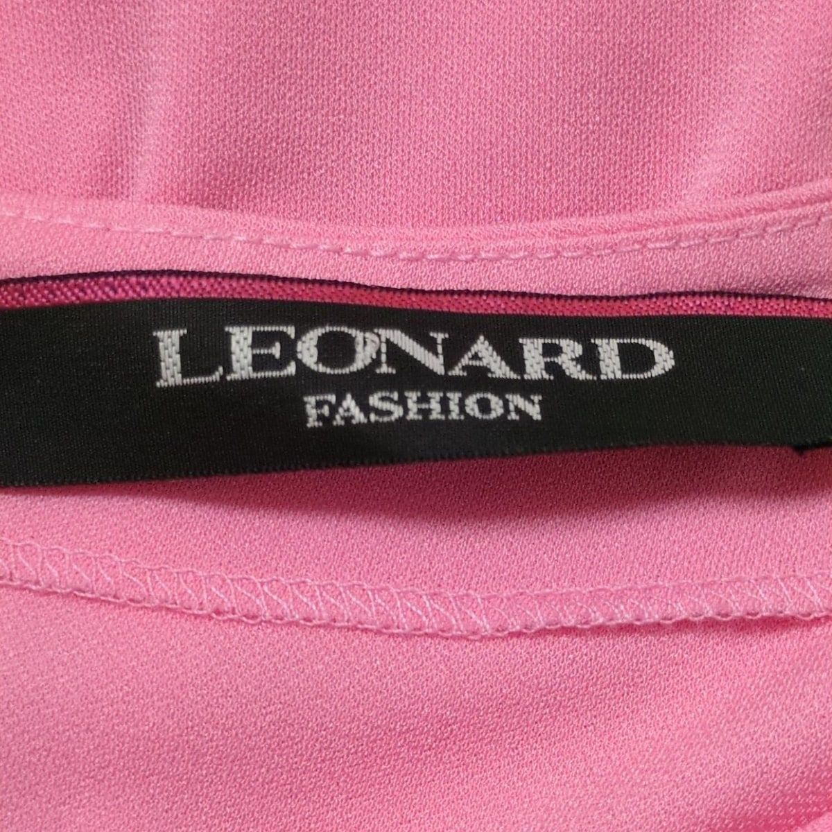 近年美品　LEONARD レオナール　カンカン　トップス　カットソー　42 近年美品 LEONARD レオナール カンカン トップス カットソー 42