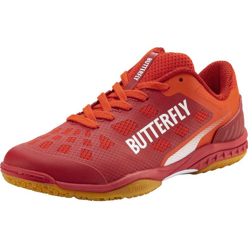 送料無料 ♥ 未開梱 バタフライ 卓球用品 Butterfly ユニセックス レゾライン レバリス フラッシュレッド 26.0 93710