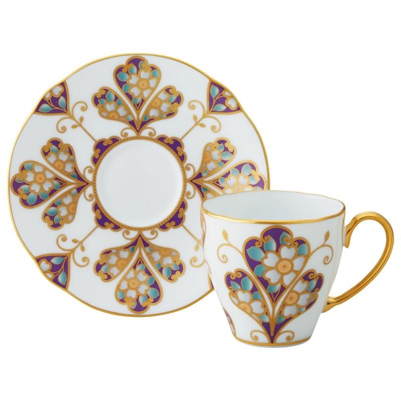 Noritake ノリタケ コーヒー カップ -amp- ソーサー 160cc オマージュコレクション ファインポーセレン ホワイト T2403|H-771