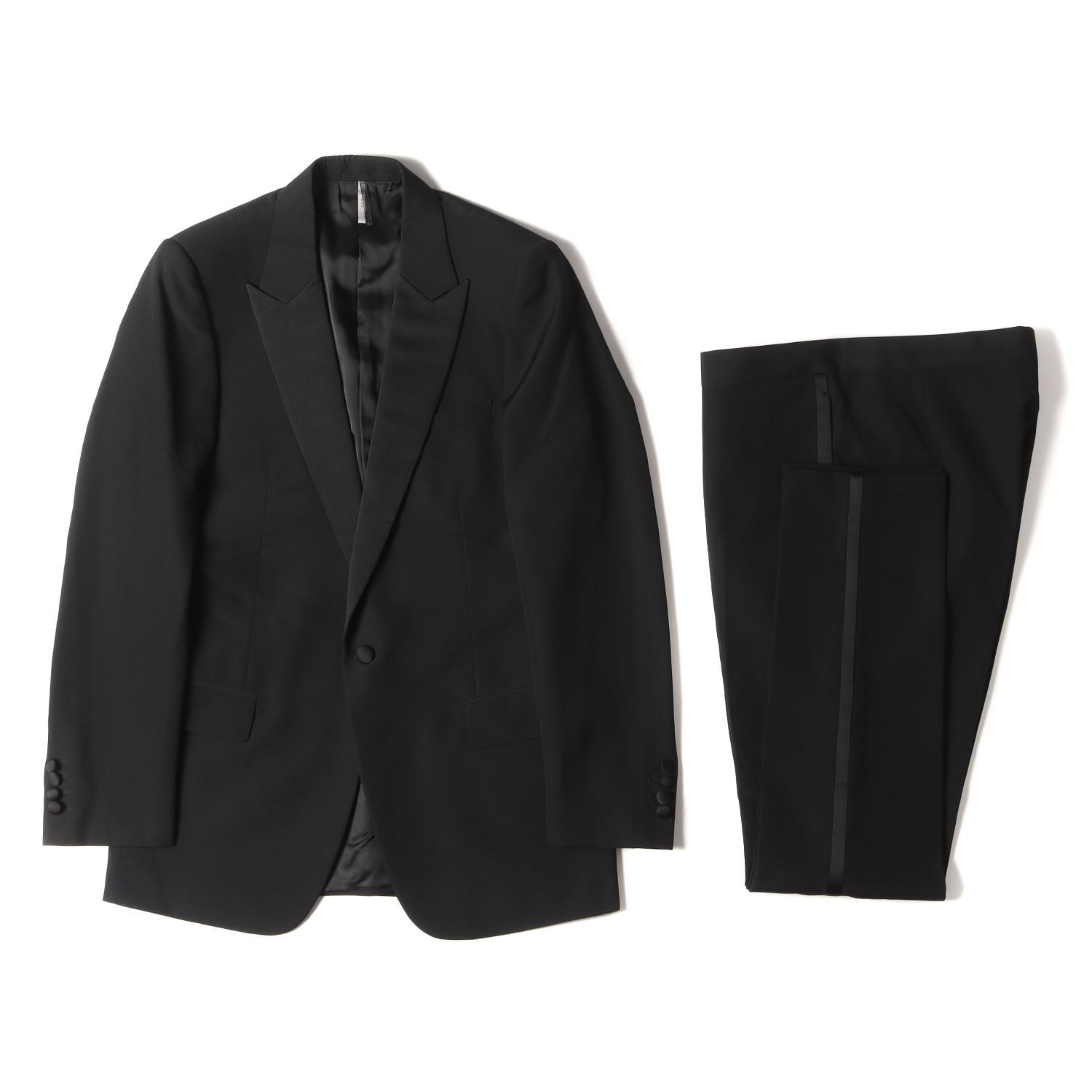 Dior HOMME ディオールオム 05SS ピークドラペル ウール スモーキング 