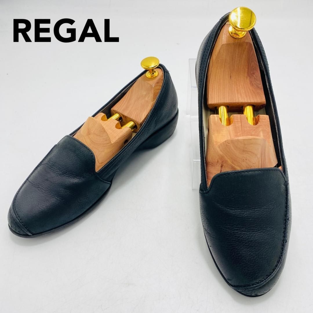 リーガルウォーカー Regal Walker HB86 23.0cm ブラック 黒 本革 シボ
