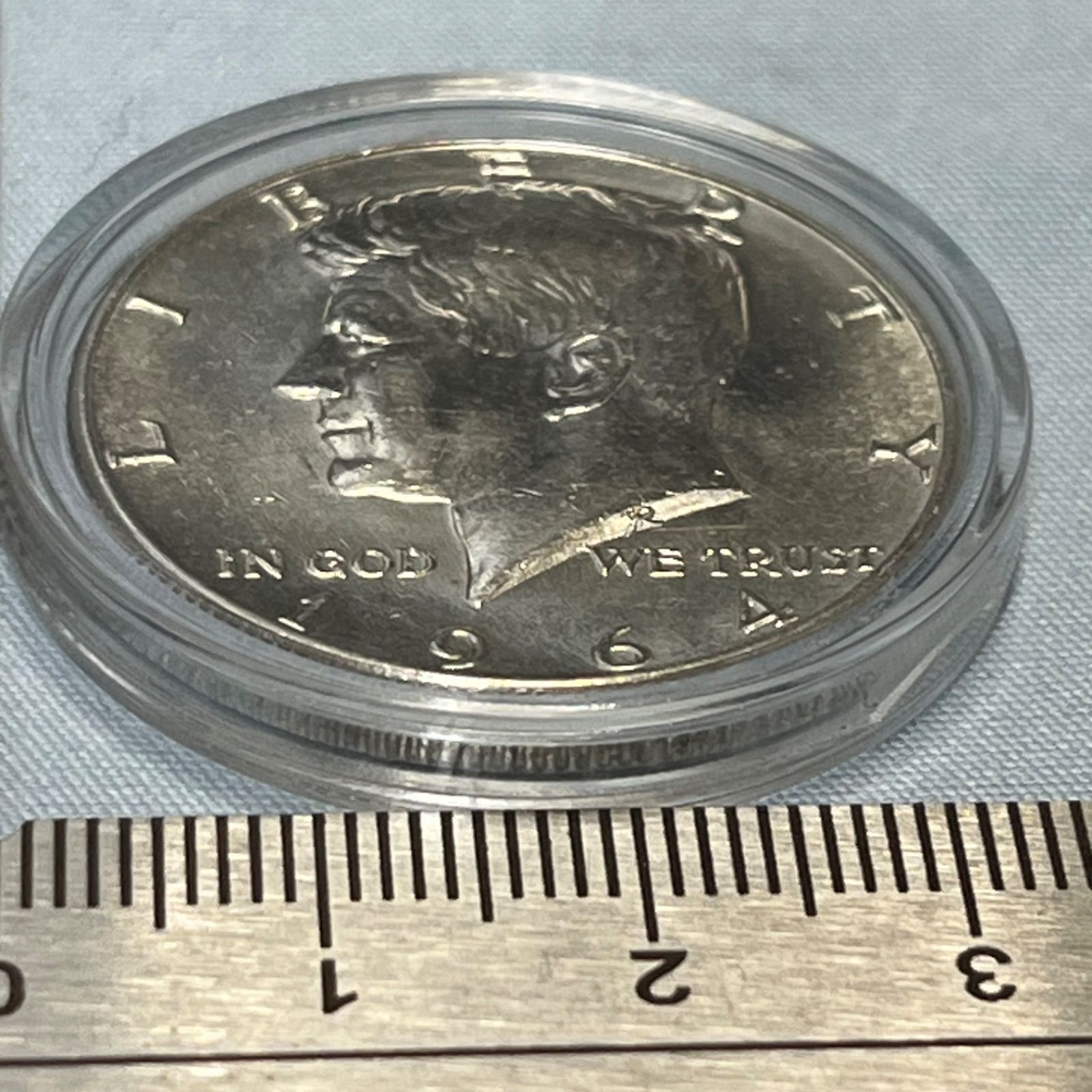 銀貨】1964年 アメリカ ケネディ・ハーフダラー 90%銀貨／初年発行