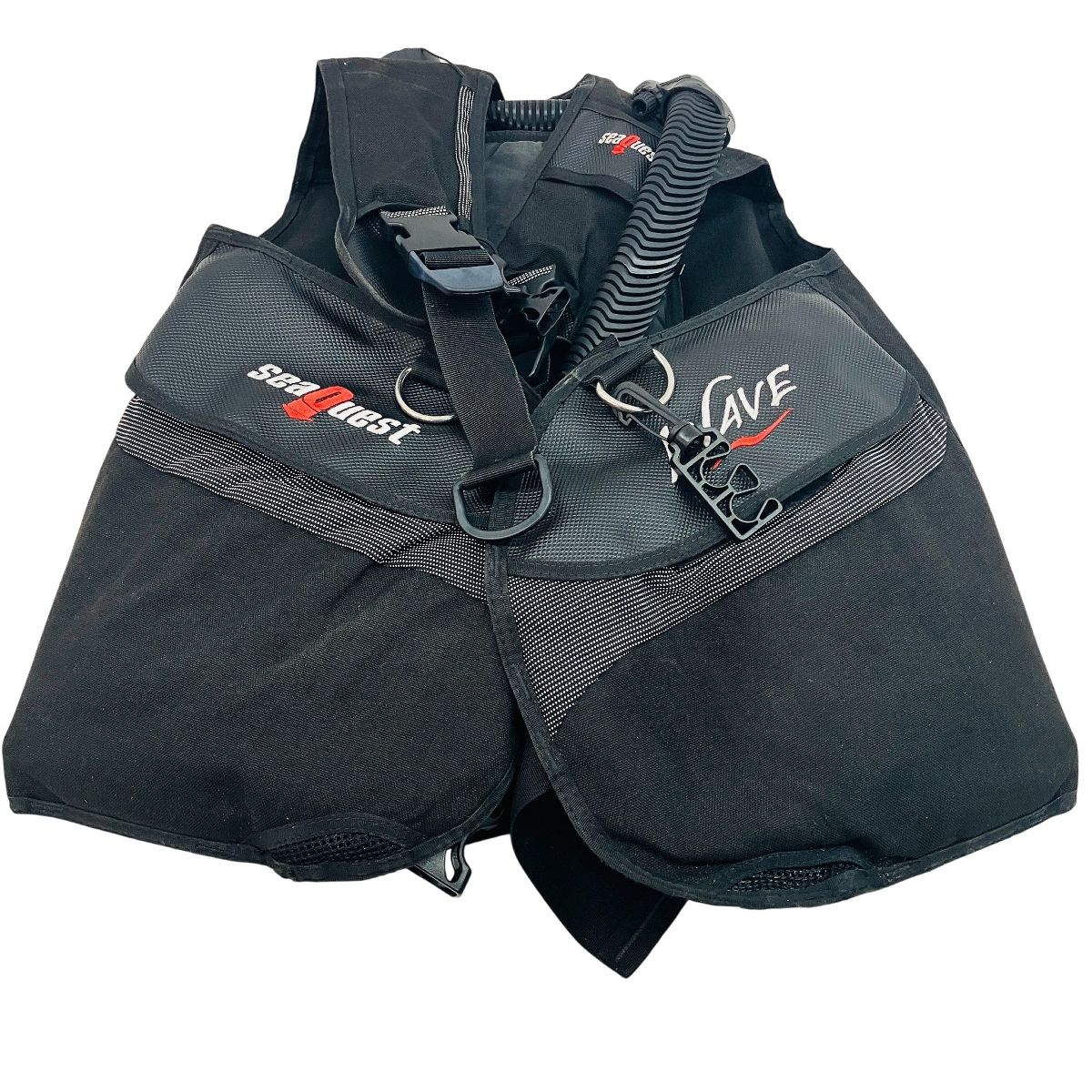 AQUALUNG seaQuest WAVE BCジャケット アクアラング シークエスト Mサイズ ダイビング用品 ジャンク C10483302