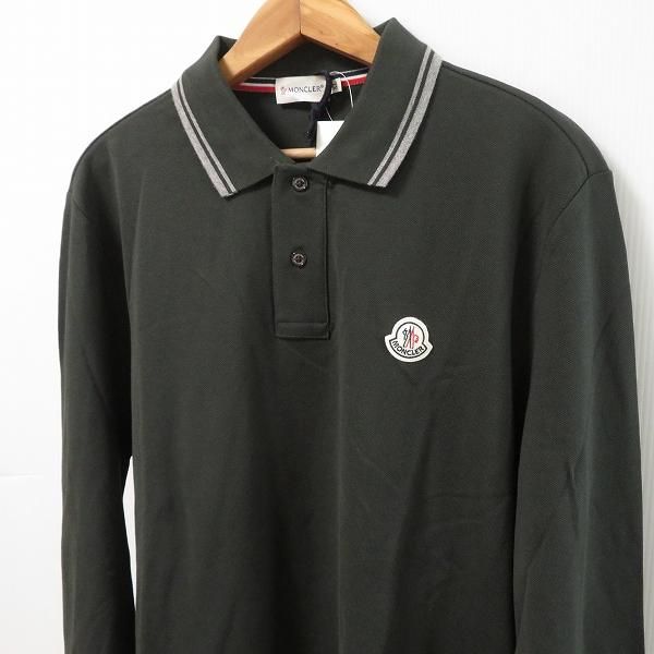 MONCLER モンクレール　ロゴワッペン　ポロシャツ 未使用品】【商品タグ付き】MONCLER モンクレール ロゴワッペン