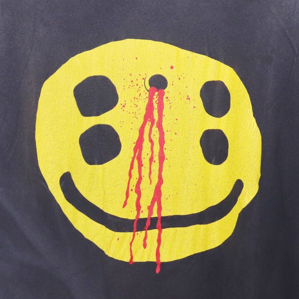 未使用 SAINT MICHAEL CP_SS TEE SMILE BLACK XXLサイズ