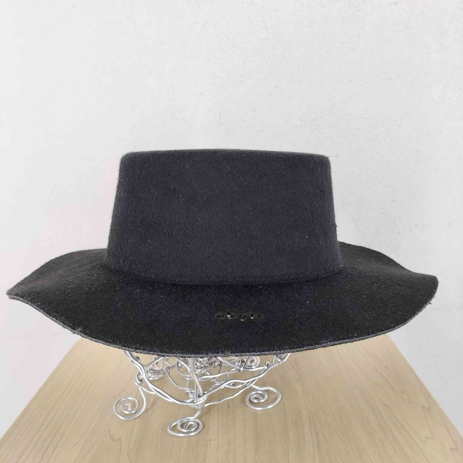 ユーズドフルギ USED古着 ロゴ型抜き カンカン帽 メンズ ONE SIZE