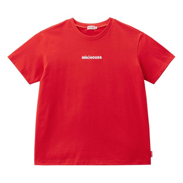 ミキハウス　新品未使用　長袖 MIKI HOUSE ミキハウス mikihouse ロゴ刺繍 長袖Tシャツ(70・80
