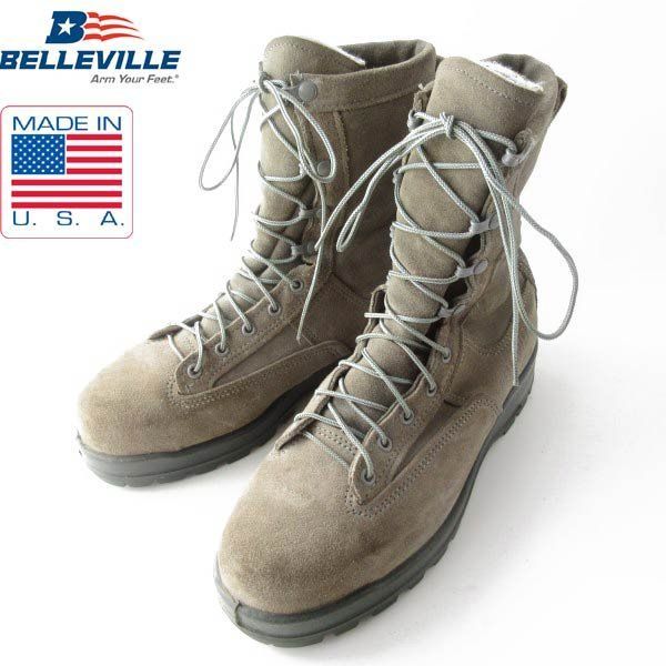 未使用品　米軍　実物　BELLEVILLE ミリタリーブーツ　27cm 送料無料 希少 USA製 実物 BELLEVILLE 米軍 ゴアテックス×スエード ミリタリー