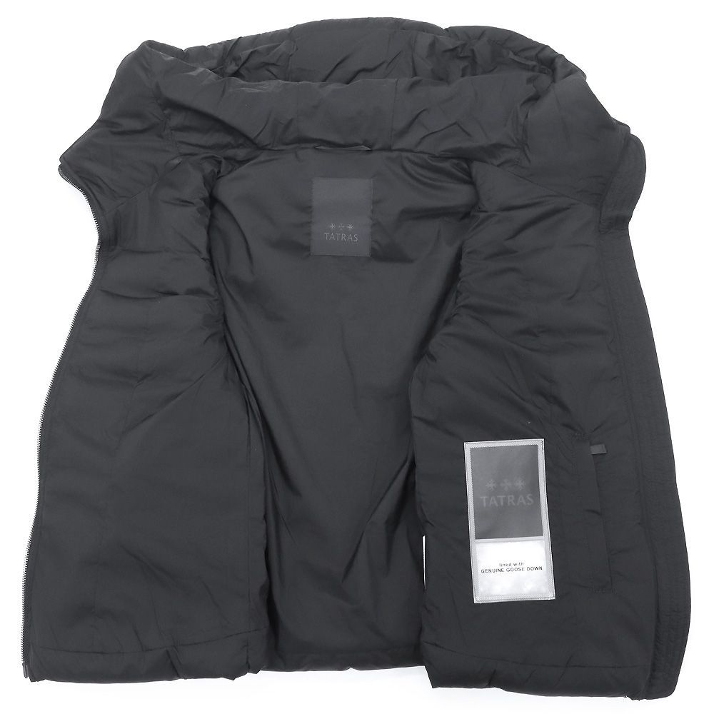 タトラスドネック切替ダウンジャケットブラック03 MTK20A4194