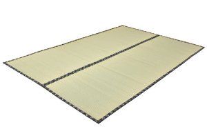 【新品・4営業日で発送】イケヒコ 純国産 い草 上敷き カーペット 糸引織 『梅花』 本間8畳（約382×382cm）