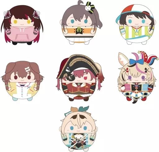 キーホルダー 全7種セット ホロライブ ふわコロりん5