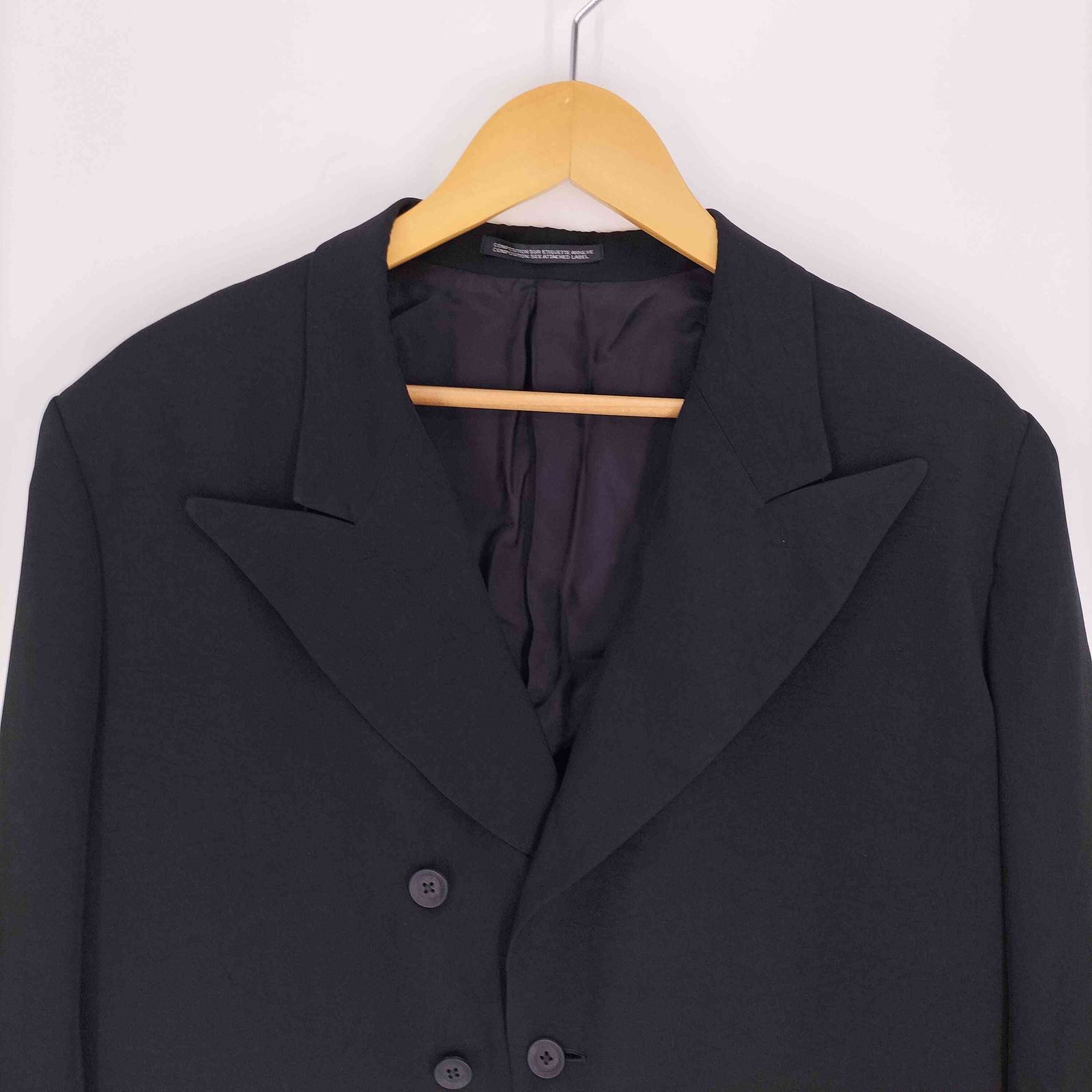新品 ヨウジヤマモトプールオム ウールハット 黒 サイズ2 2025年最新】Yohji Yamamoto POUR HOMME ウールハット・フェルト