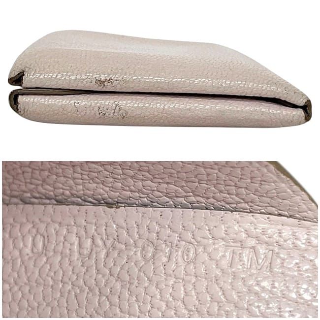 エルメス 二つ折り 財布 カルヴィ デュオ ピンク モーヴルペール  