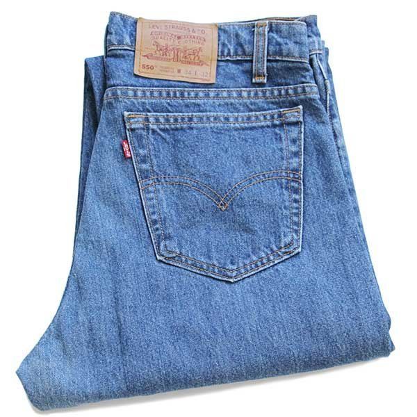 90s カナダ製 Levi'sリーバイス 550 デニムパンツ w34 L32☆192