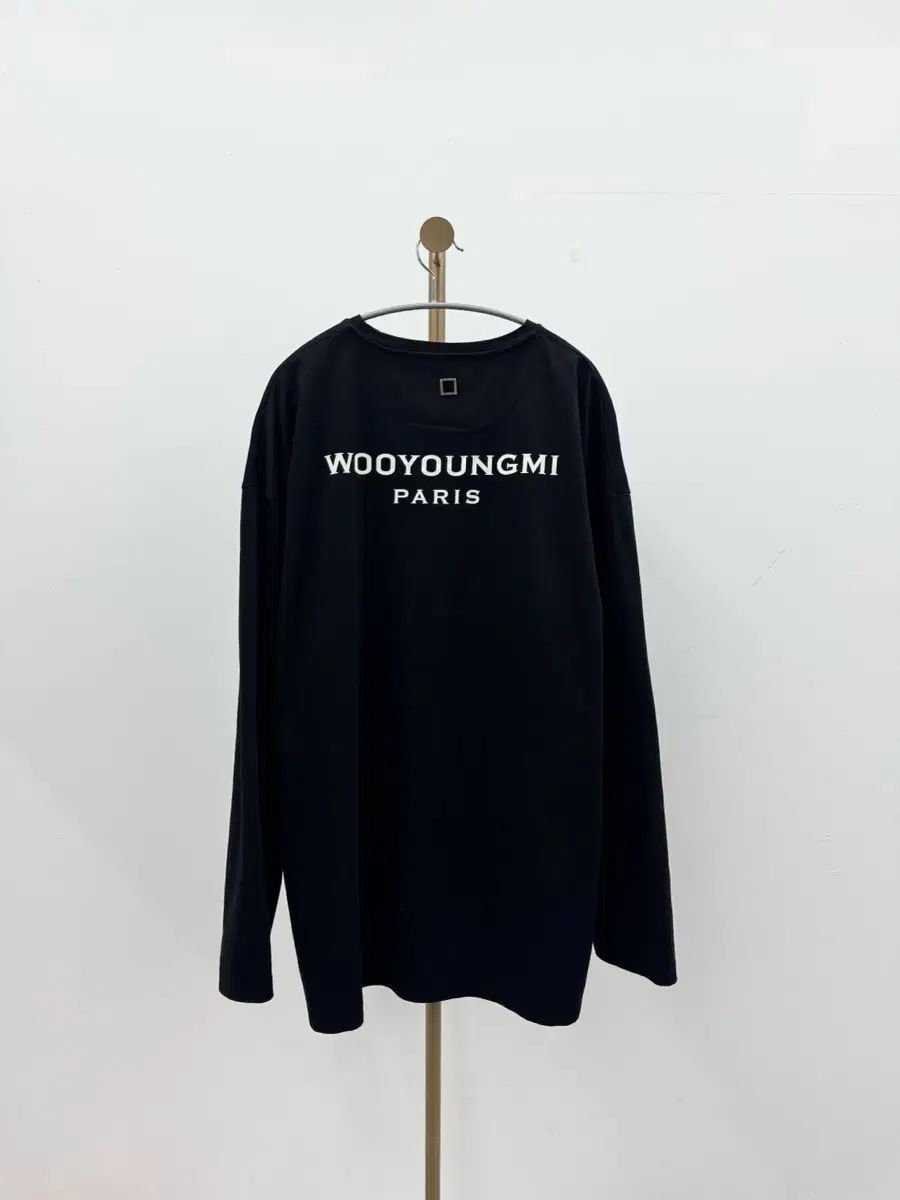 48 WOOYOUNGMI ウーヨンミ バックロゴ 長袖 ロングスリーブ Tシャツ