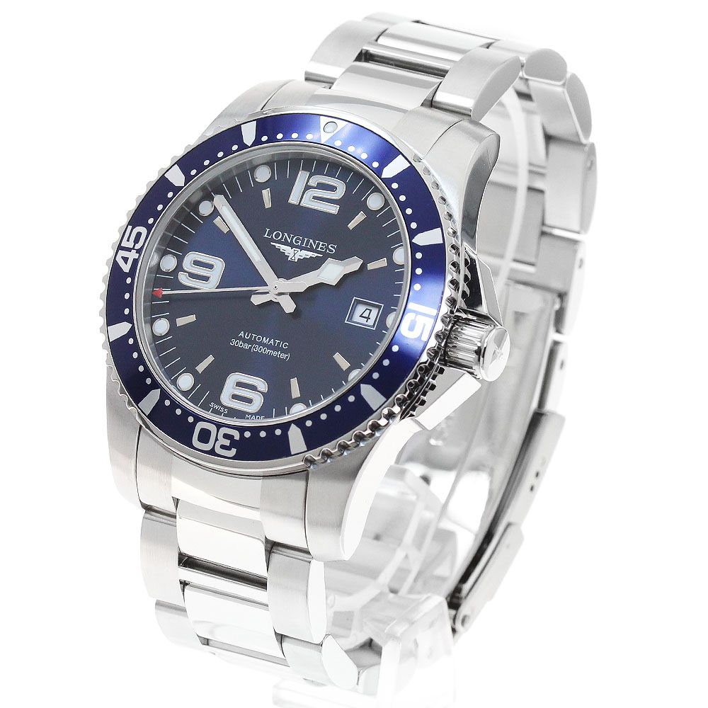 LONGINES L3.742.4 ハイドロ コンクエスト デイト 【カレンダーオートオリエント】 自動巻き メンズ美品_869360