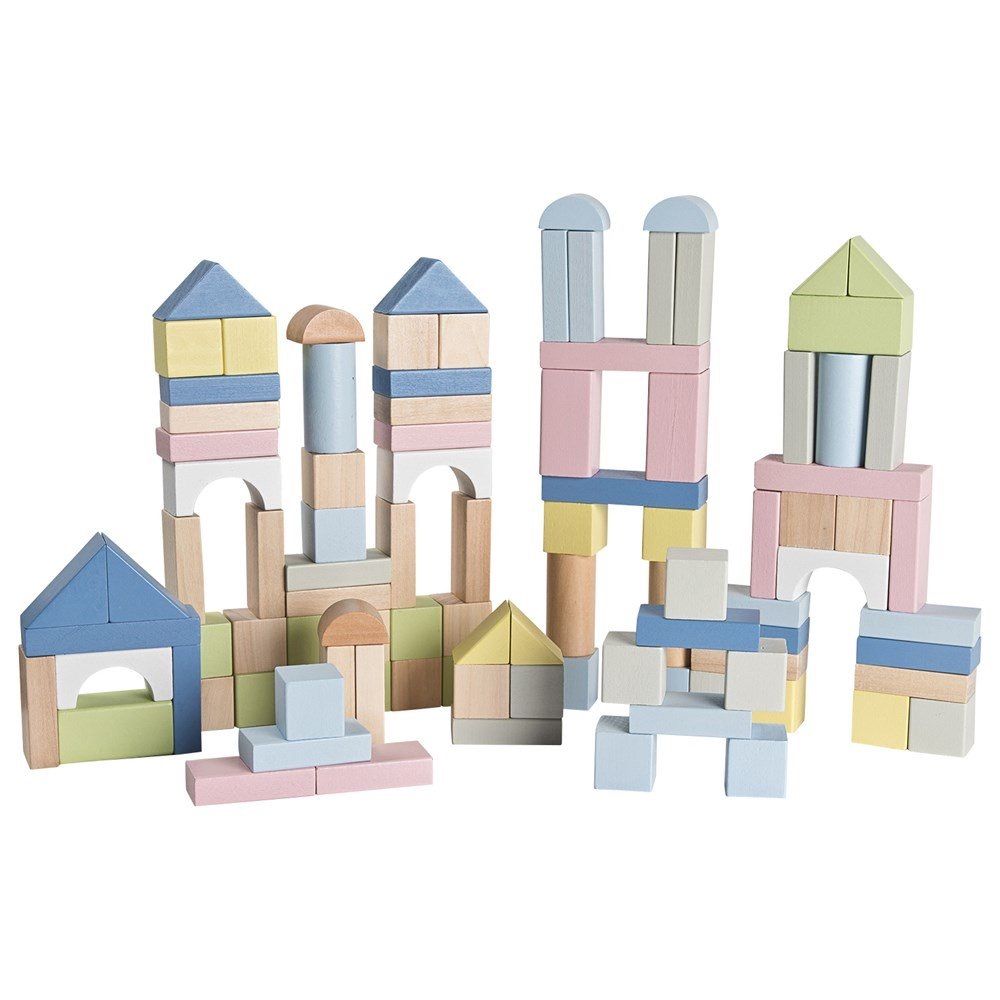 新品】STOY ストイ 100ピース 積み木 つみき パステルカラー - メルカリ