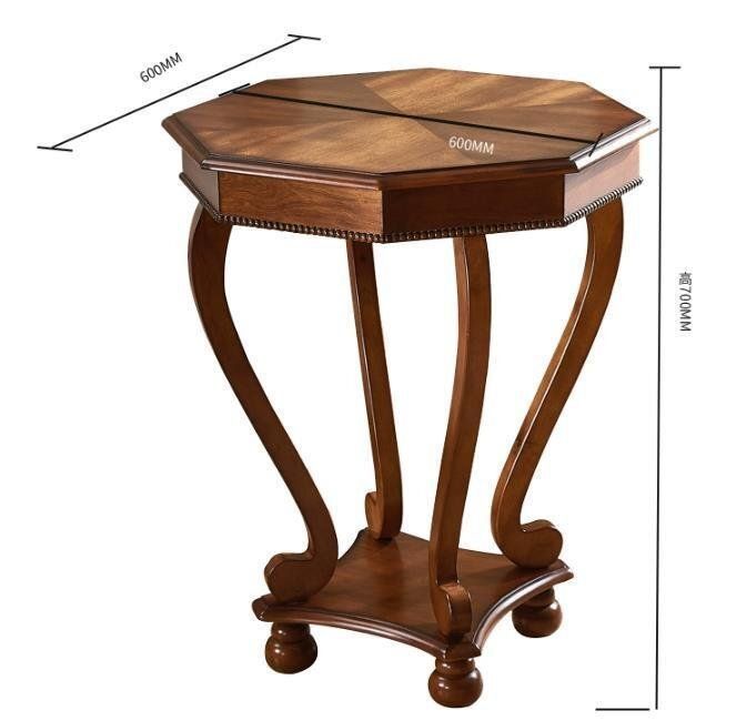 多角形の小さなコーヒーテーブル サイドテーブル