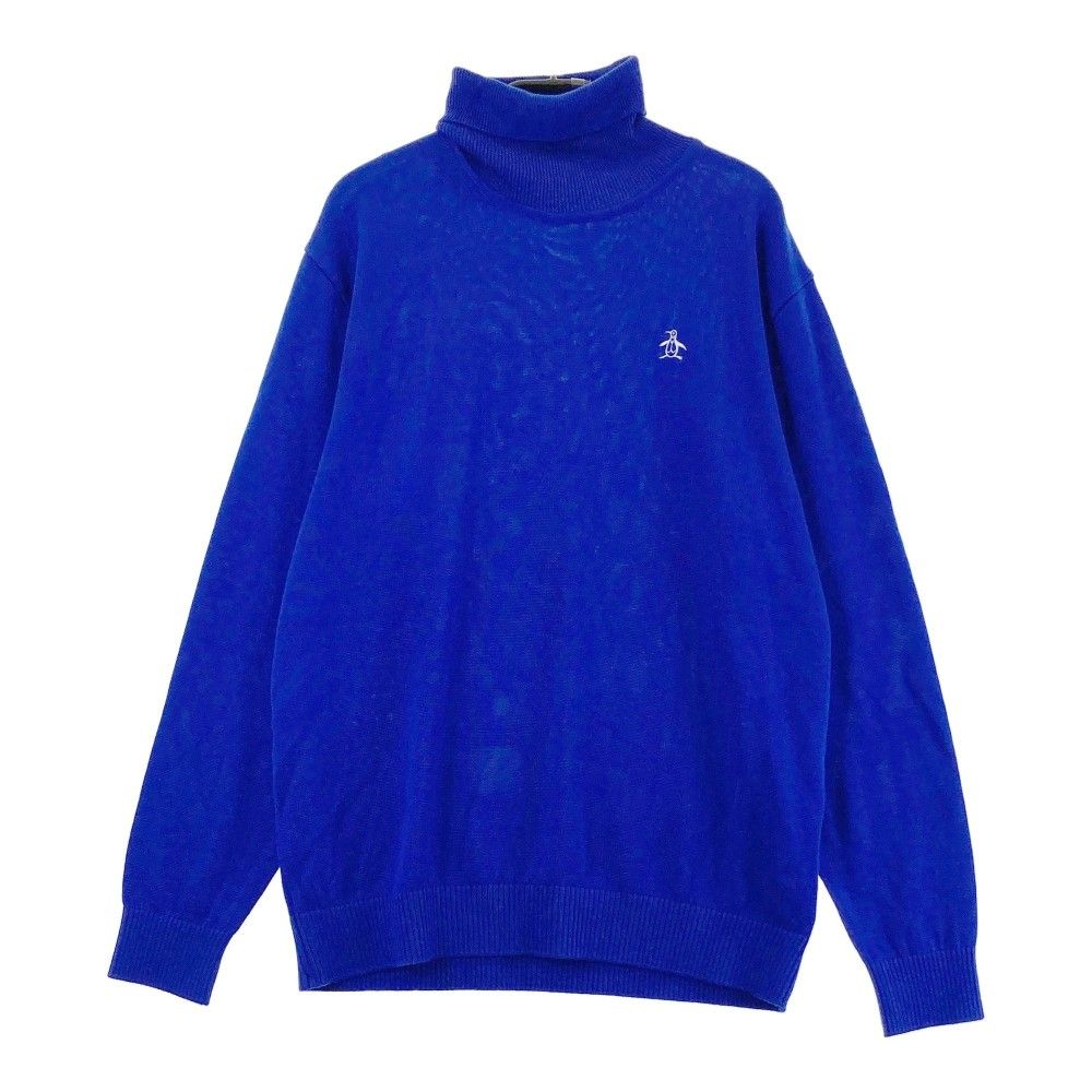 Munsingwear アーガイル/チェック柄ハーフジップセーター