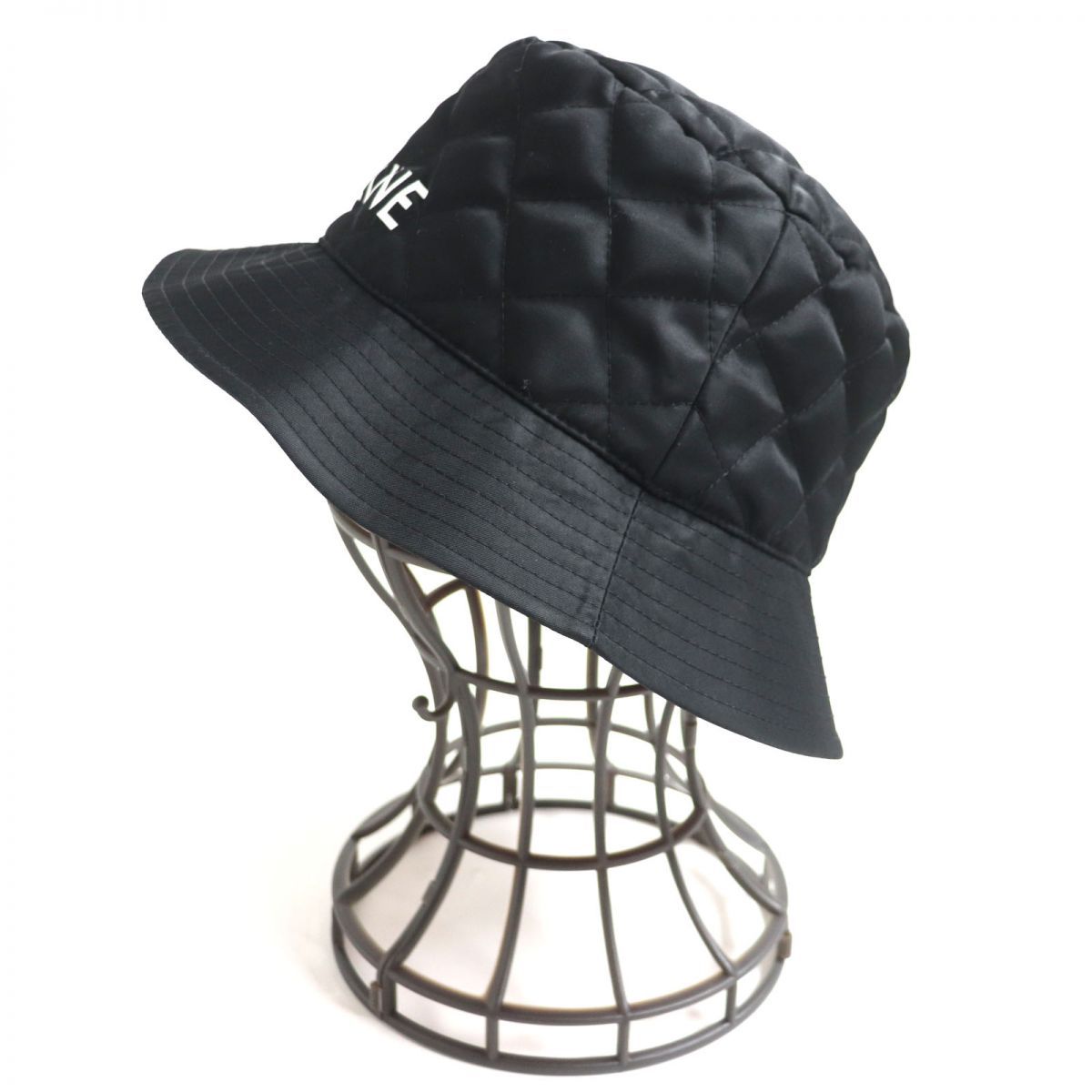 CELINE キルティング バケットハット M CELINE キルティング バケット