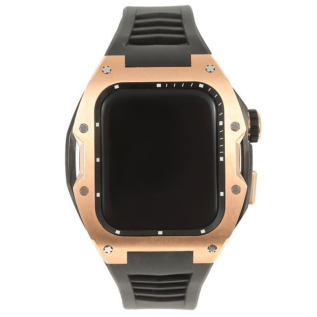 アップルウォッチ SERIES7/8/9【45mm】 一体型ケース ローズゴールド  