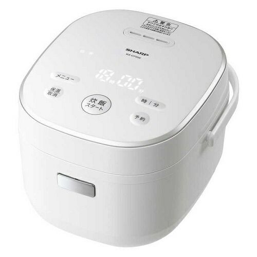 ジャー炊飯器 3合炊き ホワイト系 シャープ KS-CF05E-W