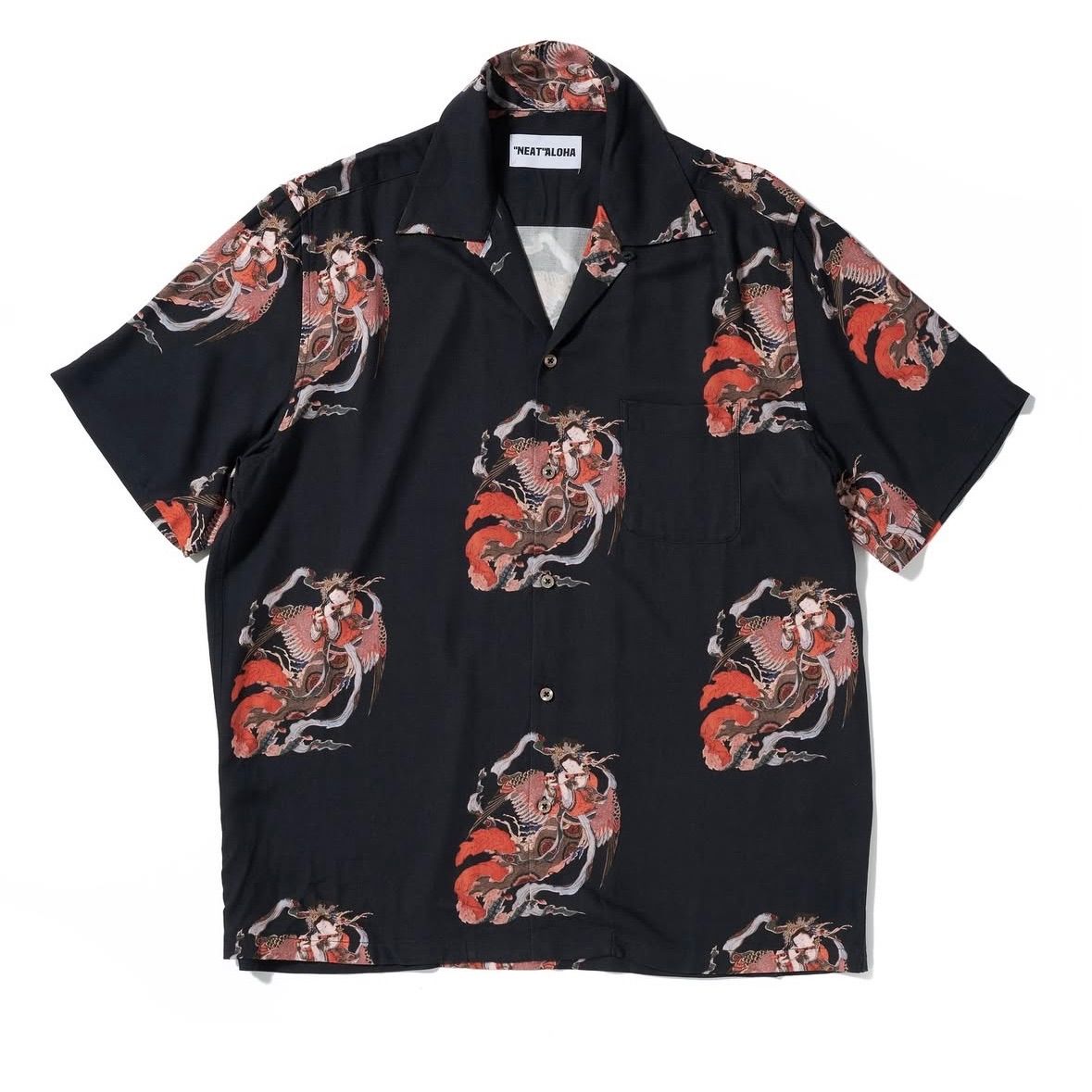 NEAT ALOHA ENGIMONO アロハシャツ NEAT ALOHA ニートアロハ HAGOROMO TENNYO 羽衣天女 新品 未使用