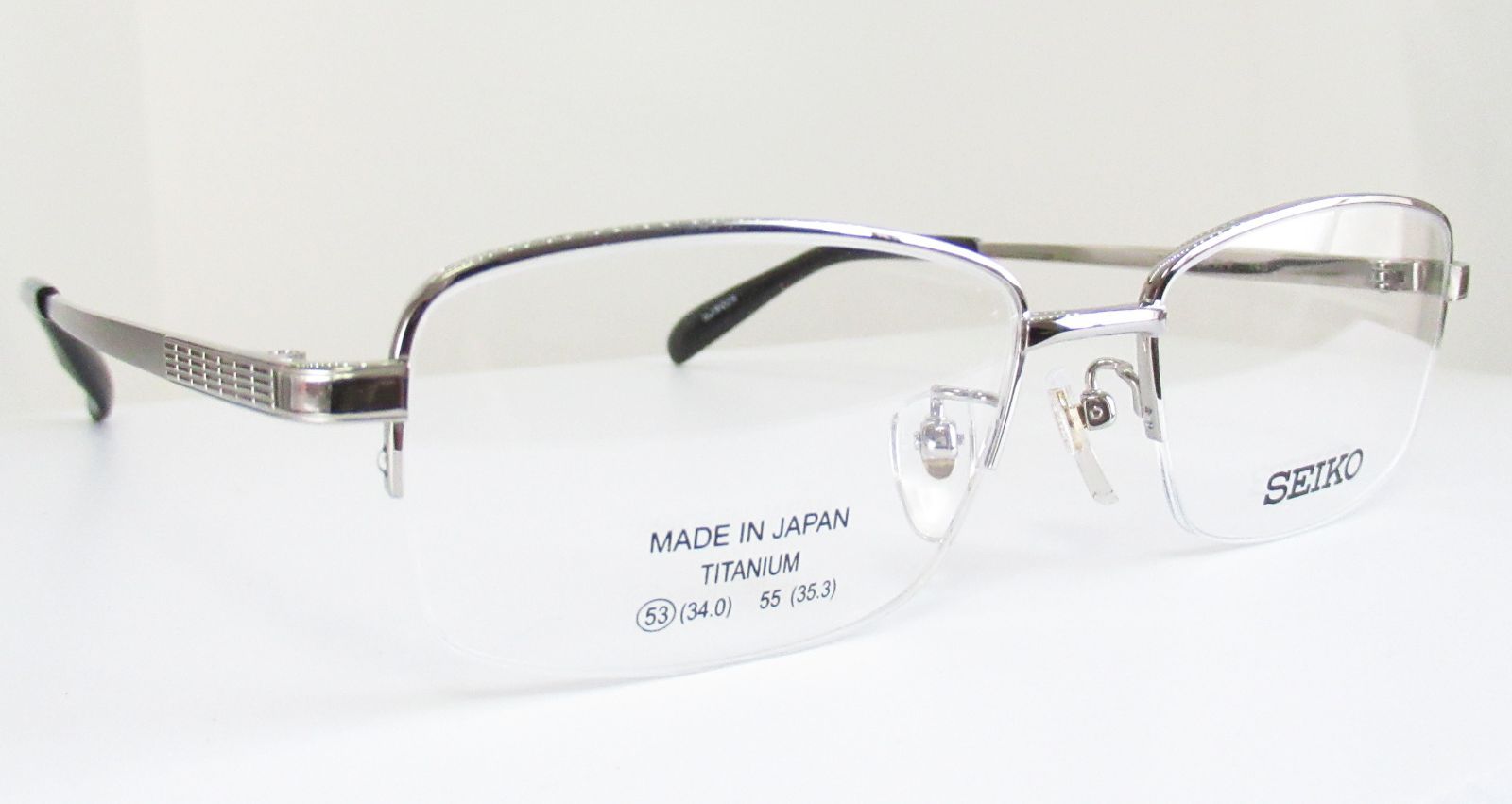 SEIKO VERUS 眼鏡 フレーム ナイロール チタン 日本製 - メンズ