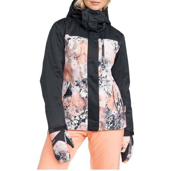 【送料無料】 ロキシー レディース ジャケット・ブルゾン アウター Roxy Jetty Block Jacket - Women's Peach Pink Dreamy Picture