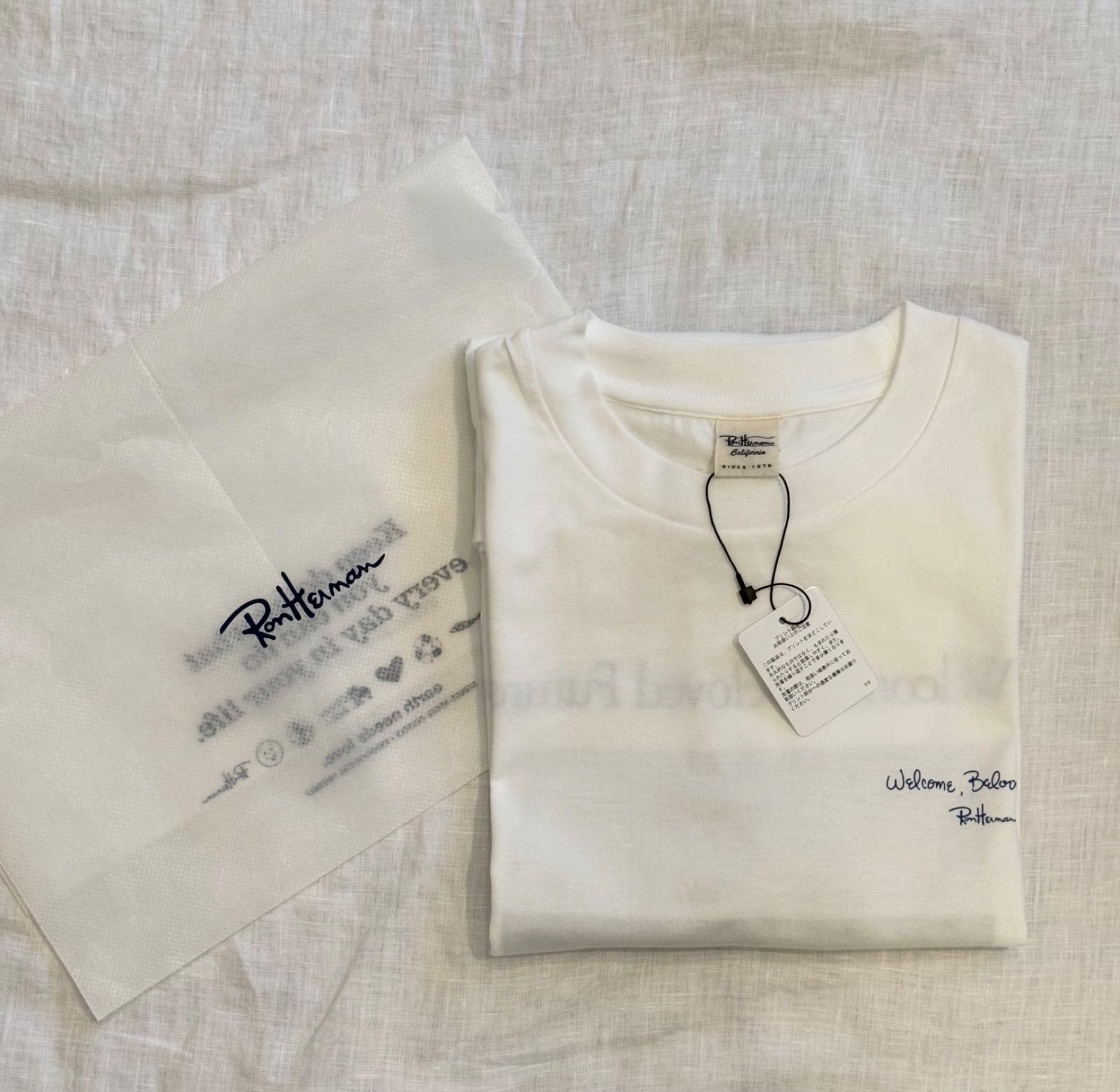 超レア　ロンハーマン15周年　アニバーサリー　限定　プリントTシャツ　XS 新品 Ron Herman 【日本上陸15周年記念】 新品 ロンハーマン 15th