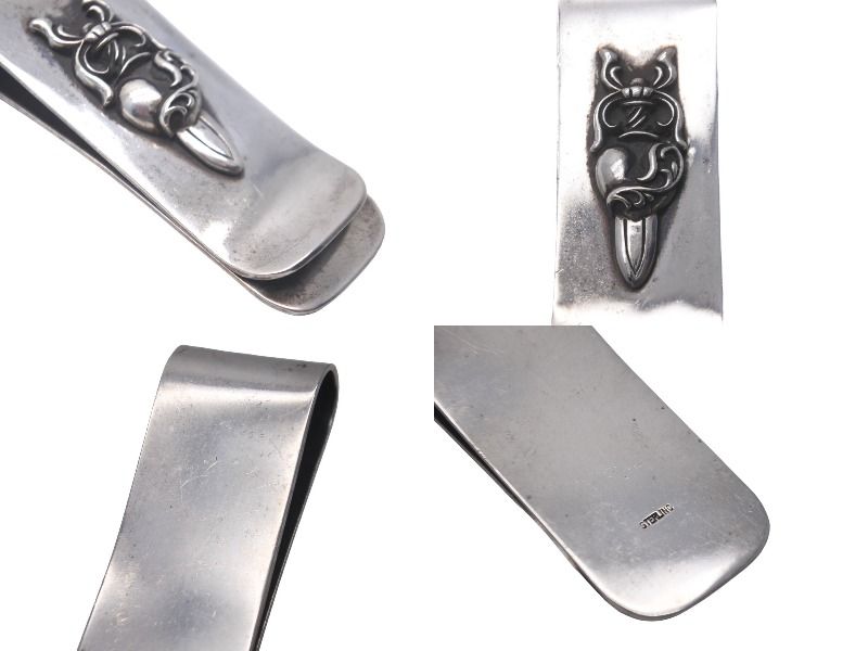CHROME HEARTS クロムハーツ マネークリップ 小物 ハート ダガー
