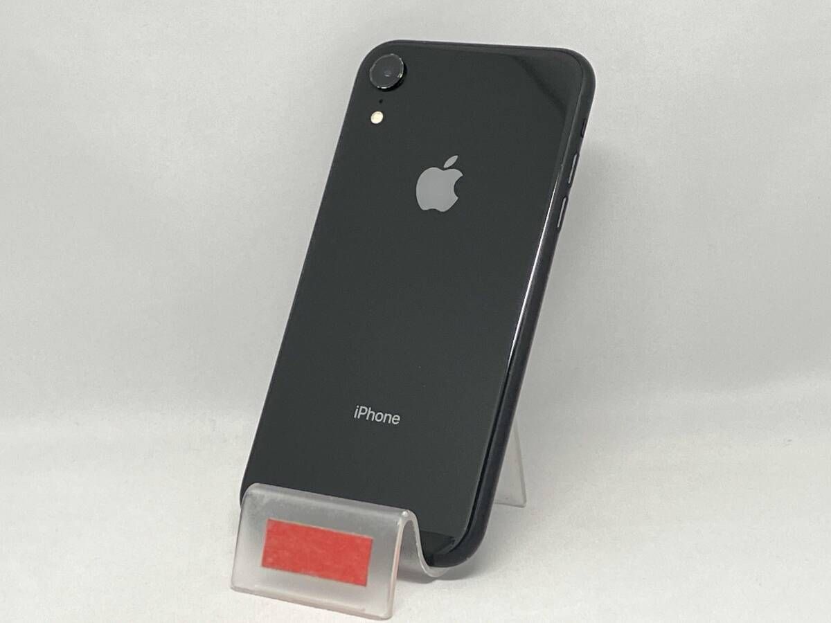 iPhone８シム無しキャリアはau au 【SIMロックなし】MT002J/A iPhone XR 64GB ブラック au