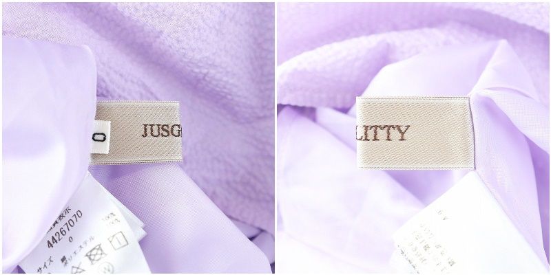ジャスグリッティー JUSGLITTY 24SS 5分袖シャツタック