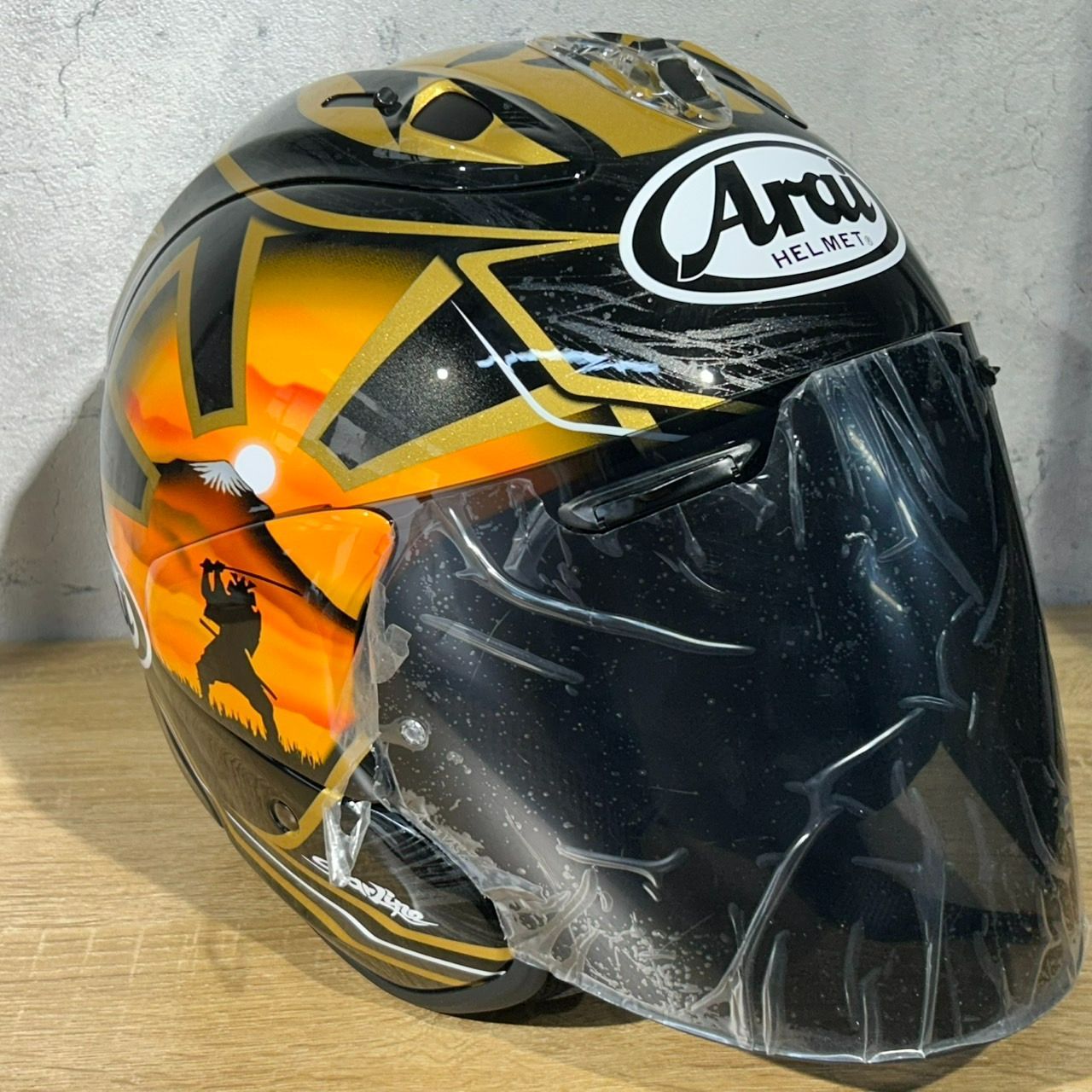 未使用 Arai ヘルメット HELMET VZ-RAM 侍 59-60CM Lサイズ 内袋