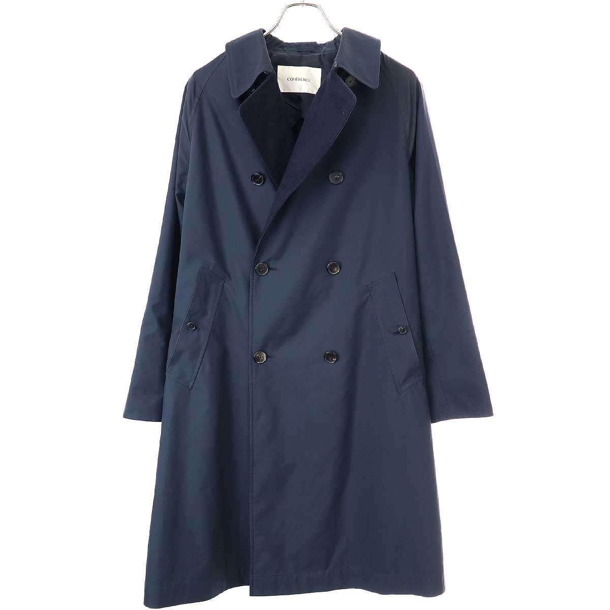 COHERENCE トレンチコート　M COHERENCE コヒーレンス FOUFOU II カシミヤライナートレンチ