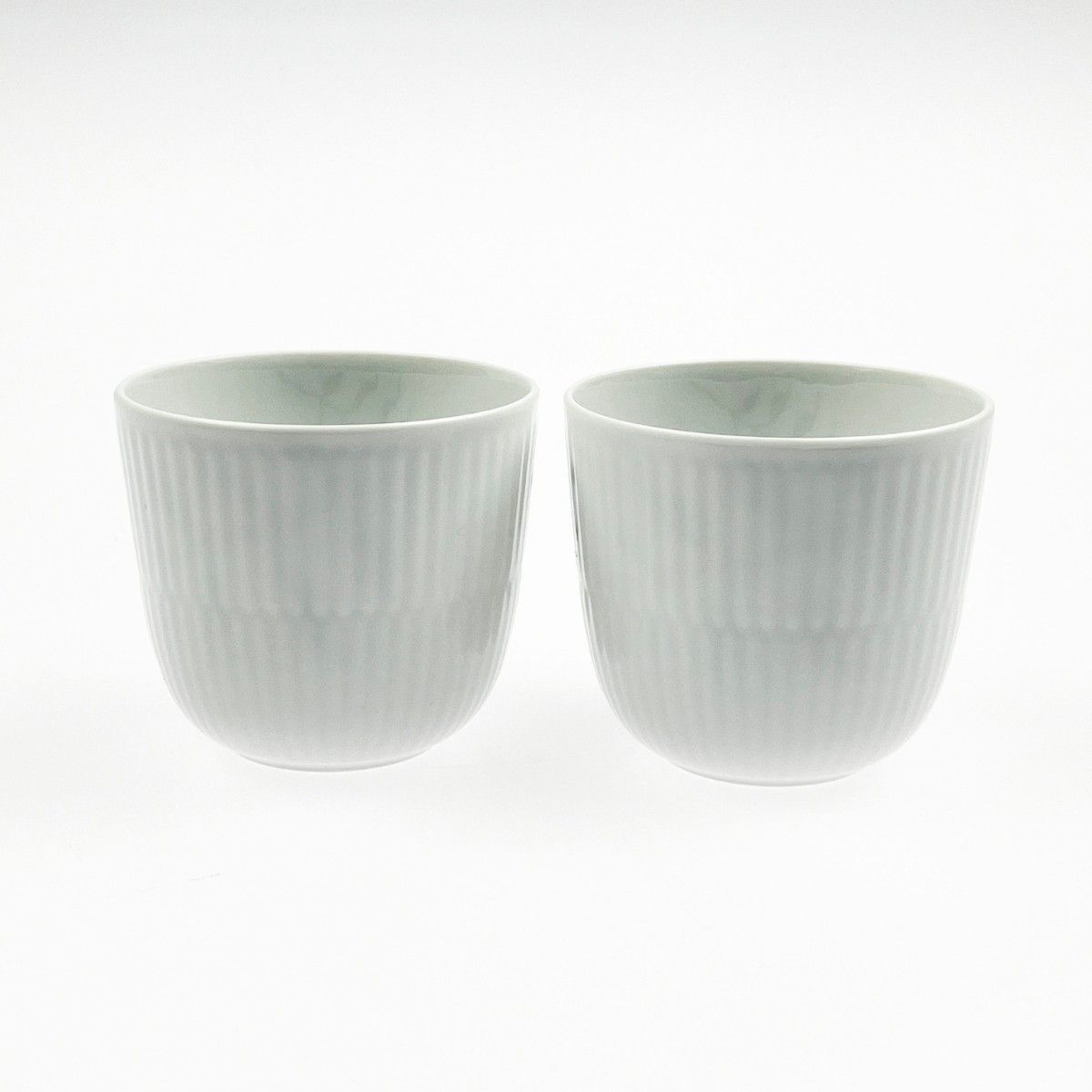 ROYAL COPENHAGEN ロイヤル コペンハーゲン キャンドルホルダー ブルーフルーテッド 2Pセット