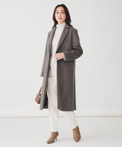 【在庫限りの大特価】 アンタイトル チェスターコート ウールチェスターコート 15399602 レディース ブラック 019 02 M 鮮やかさが溢れる