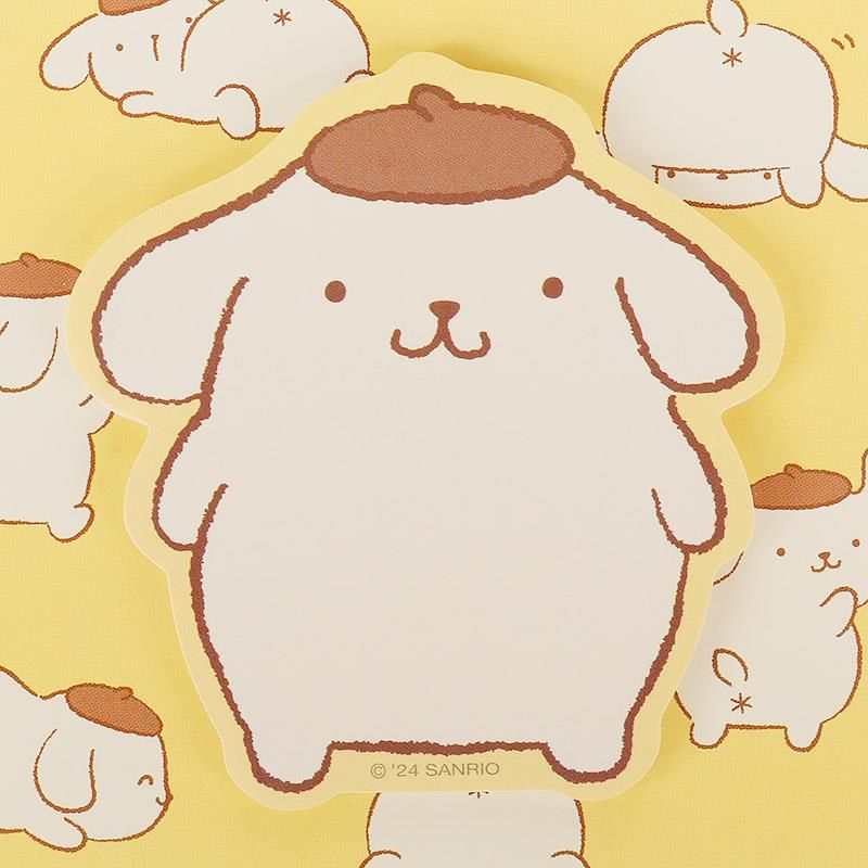 ポムポムプリン 付箋セット ふせん 付せん 日本製 おしり