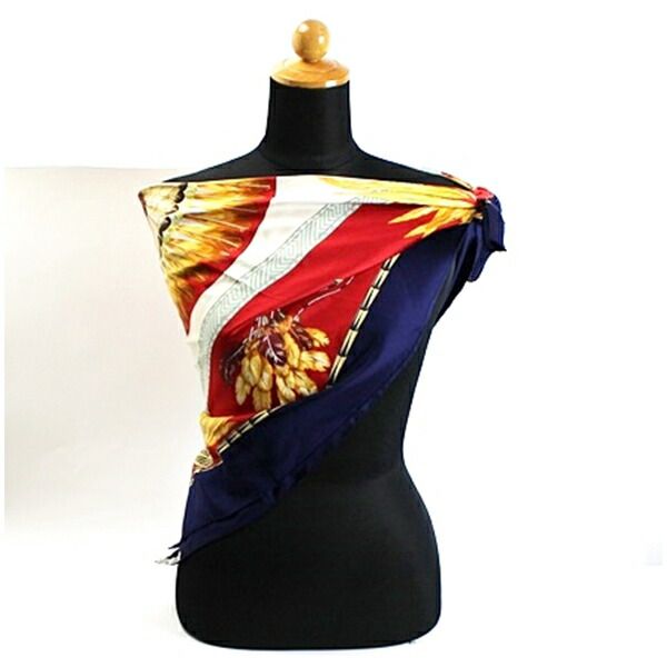 エルメス シルク スカーフ カレ90 BRAZIL ブラジル 中古 Aランク